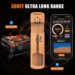 INSMART app interface displaying cooking alerts