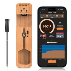 INSMART wireless smart meat thermometer main unit with Bluetooth