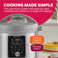 Guided Cooking with 25 presets on Instant Pot Duo Plus
