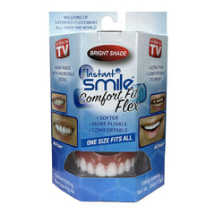 Instant Smile Comfort Fit Flex upper veneer close up