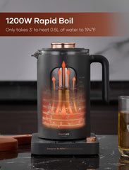 BPA-free glass kettle material for safe beverages