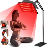 INTEO red light therapy device with portable 180-degree flip stand