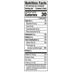 192 count shelf-stable non-dairy creamer carton for office use