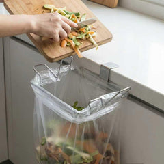 TABLE edge universal clip securing trash bag holder