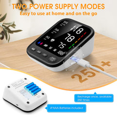 Adjustable cuff fits 9 to 17 inches on Invaxe blood pressure monitor