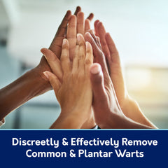 3-in-1 wart removal protection includes treats cushions and conceals