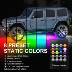 IP67 waterproof LED strips for car exterior lighting
