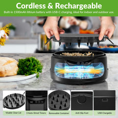ipegtop electric meal shredder branding