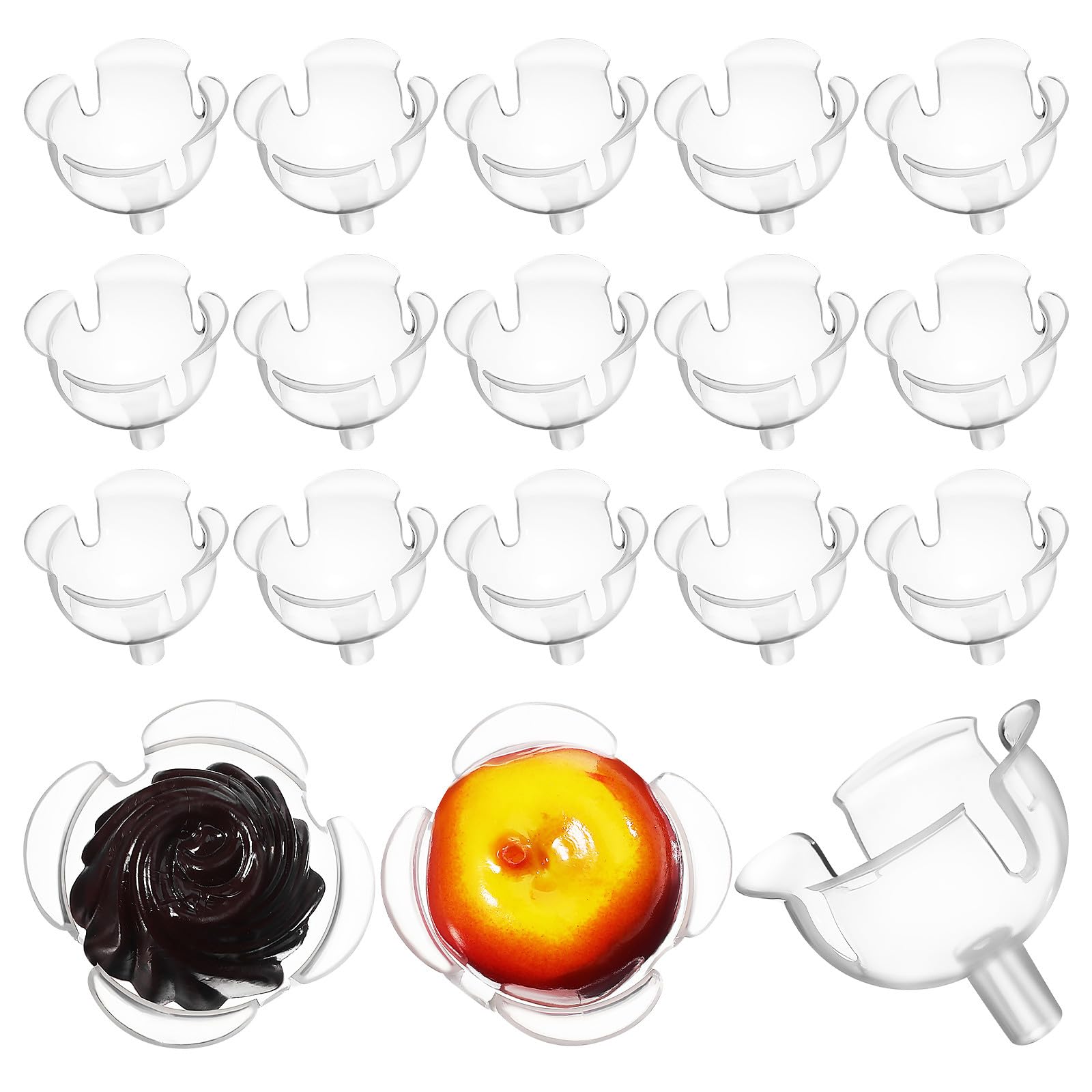 Ipetboom chocolate holder bouquet clear PVC round cup image
