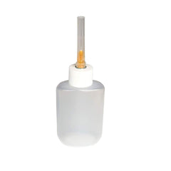 Clear acrylic cement bonds acrylic and thermoplastics