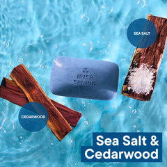 3-in-1 bar soap for body wash face cleanser exfoliating scrub