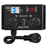 islewire NEMA 10-30 dryer EV charging switch product image showing 24A max
