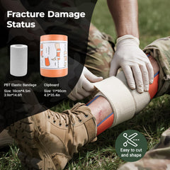Trauma kit with tourniquet and hemostatic gauze