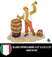 Italian-made Villager Nativity figure hand painted in Italy
