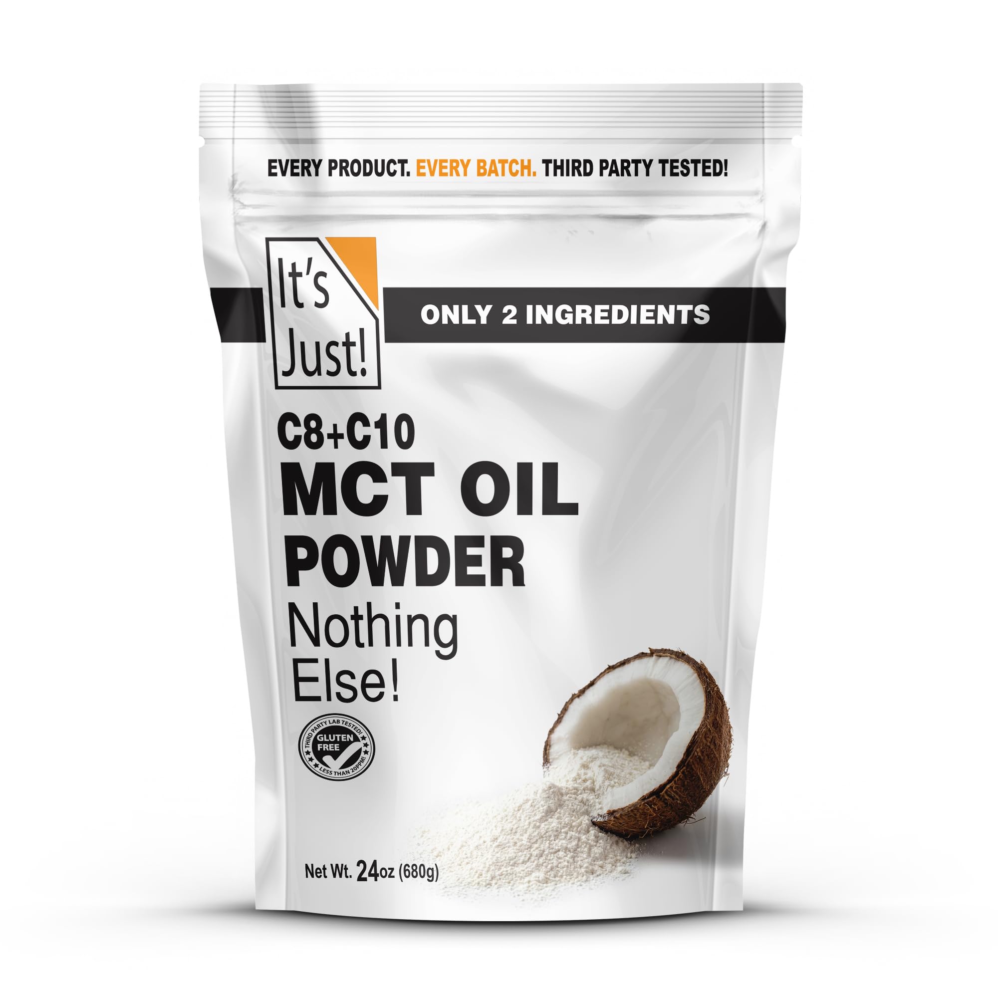 It's Just! MCT Oil Powder with Prebiotic Fiber 24 oz packaging