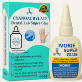IVORIE Super Glue Adhesive cyanoacrylate dental lab tools clear 30g bottle