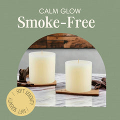 Smokeless dripless pillar candle 4x4 Mister Candle