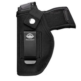 IWB OWB gun holster for Ruger LCP 380 in black