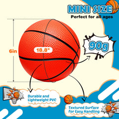 6 inch mini basketballs for toddlers and kids