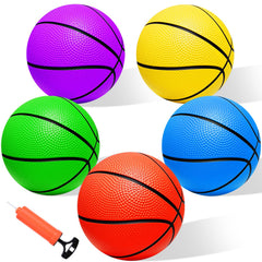 5 pack Iyoyo mini basketballs with pump