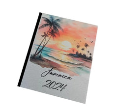 Jadazzles LLC Beach Photo Album cover personalized wording