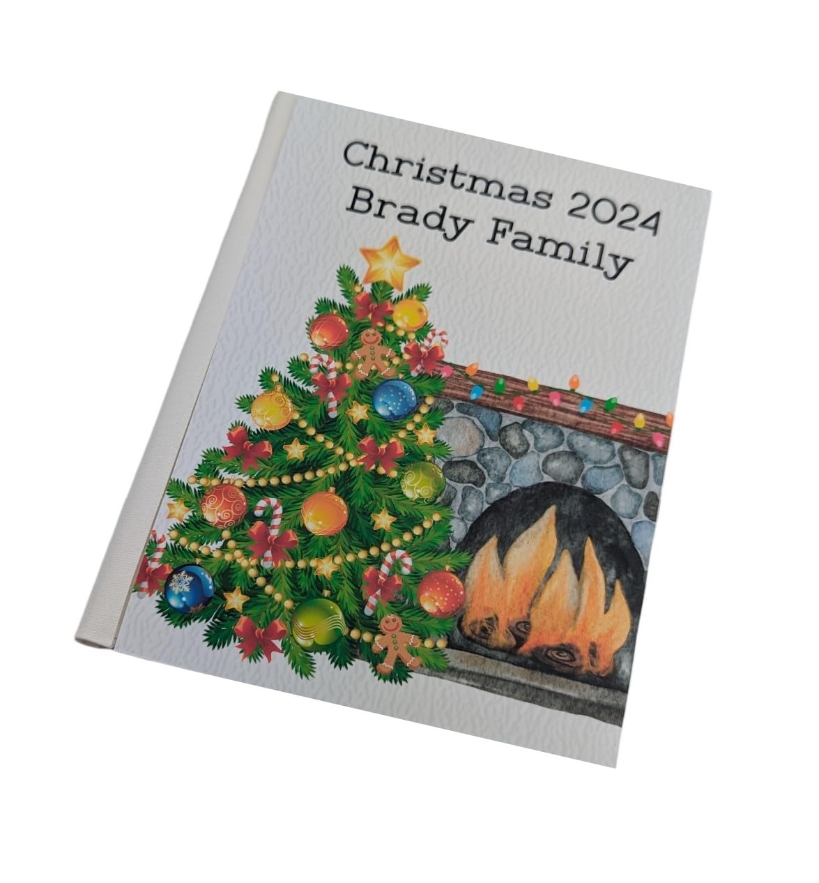 Jadazzles LLC Christmas Photo Album with personalized wording