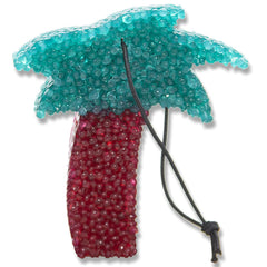 Jamaica Me Crazy Scented Freshie palm tree 2-color shape by Lone Star Candles