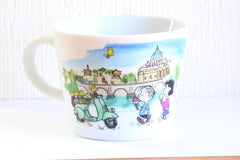 Japanese porcelain mug material