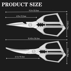 value pack two heavy duty kitchen scissors