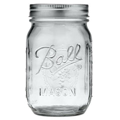 Regular Mouth Mason Ball Jars 16oz with lids and bands image 2