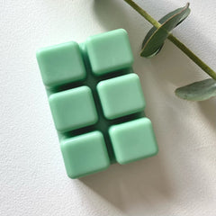 Just Breathe wax melts coconut tarts by Jarful House aromatherapy light green 3 oz pack