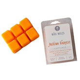 Jarful House Autumn Harvest wax melts clamshell six 1-inch cubes