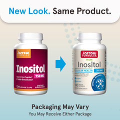 Jarrow Inositol 750 mg capsules bottle label