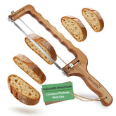 Jawanfu bread slicer sourdough adjustable thickness guide closeup