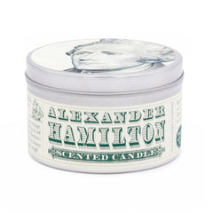 JD and Kate Industries Alexander Hamilton Scented Candle 16 oz tin