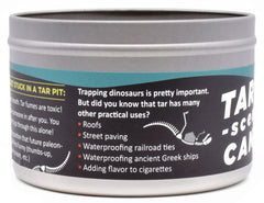 Hand-poured tar pit candle by JD and Kate Industries