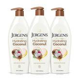 Jergens Hydrating Coconut Hand and Body Moisturizer bottle 16.8 oz