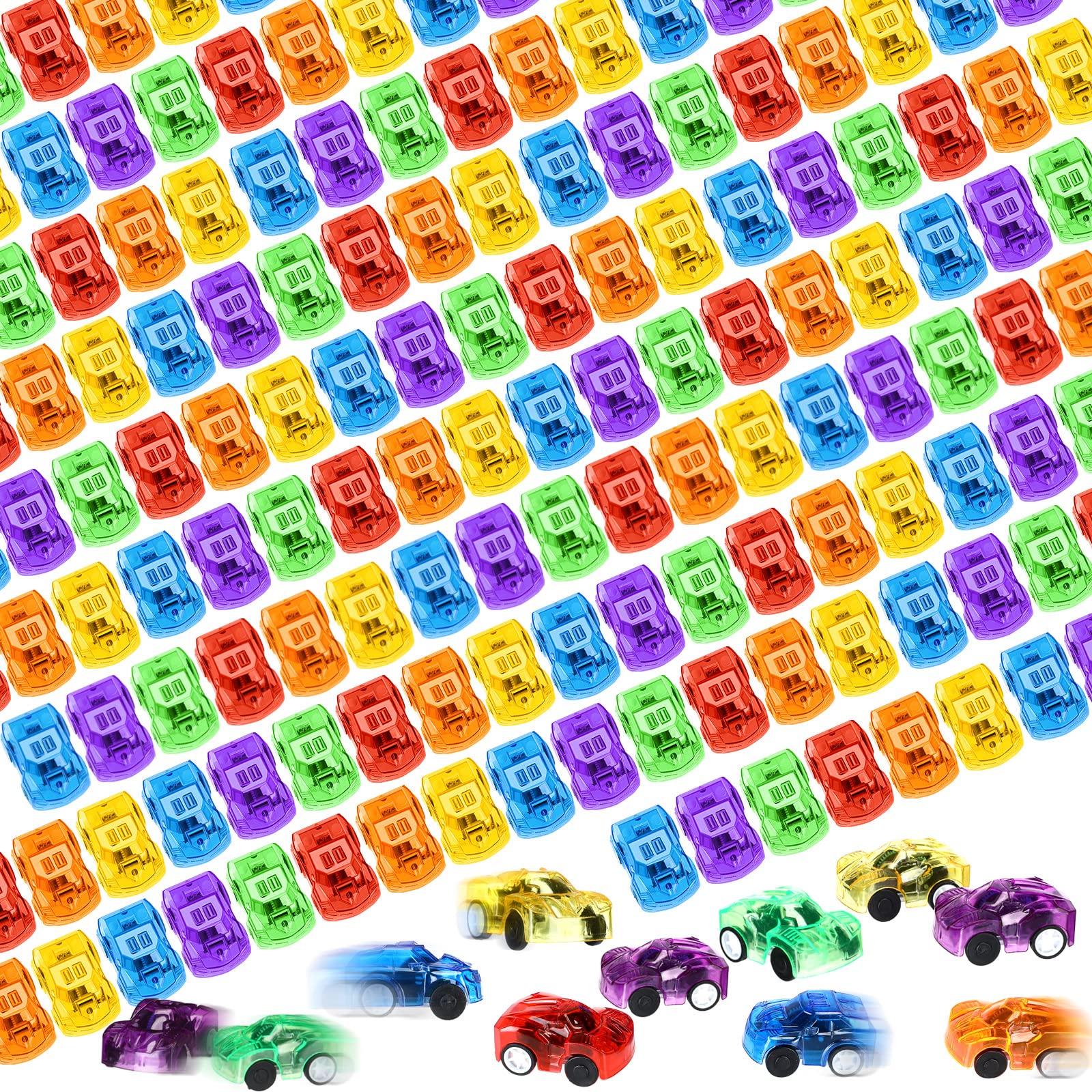 Jerify pull back cars 240 pcs assorted colors