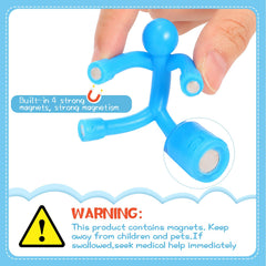 Jerify colorful magnetic men fridge magnets with hands and feet