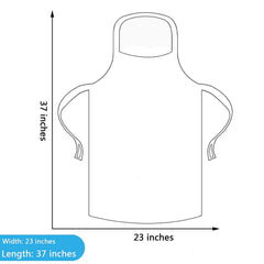 Polyethylene waterproof apron by JIAKAI 23 x 37