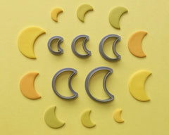 Moon polymer clay cutter set 5 Jinnyous Jewellery image 1