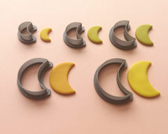 Moon polymer clay cutter set 5 Jinnyous Jewellery image 3