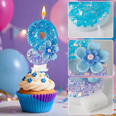 Jinrea flower theme party decorations candles