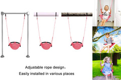 Durable polyester climbing rope swing seat bottom width 45 cm