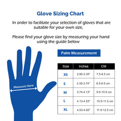 JMU 200 Blue nitrile gloves medical grade 3.5mil alt text
