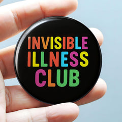 Hidden Disability Communication Aid badge designed for everyday wear