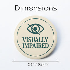 Gift box packaging for JNSVIEA durable visually impaired badge