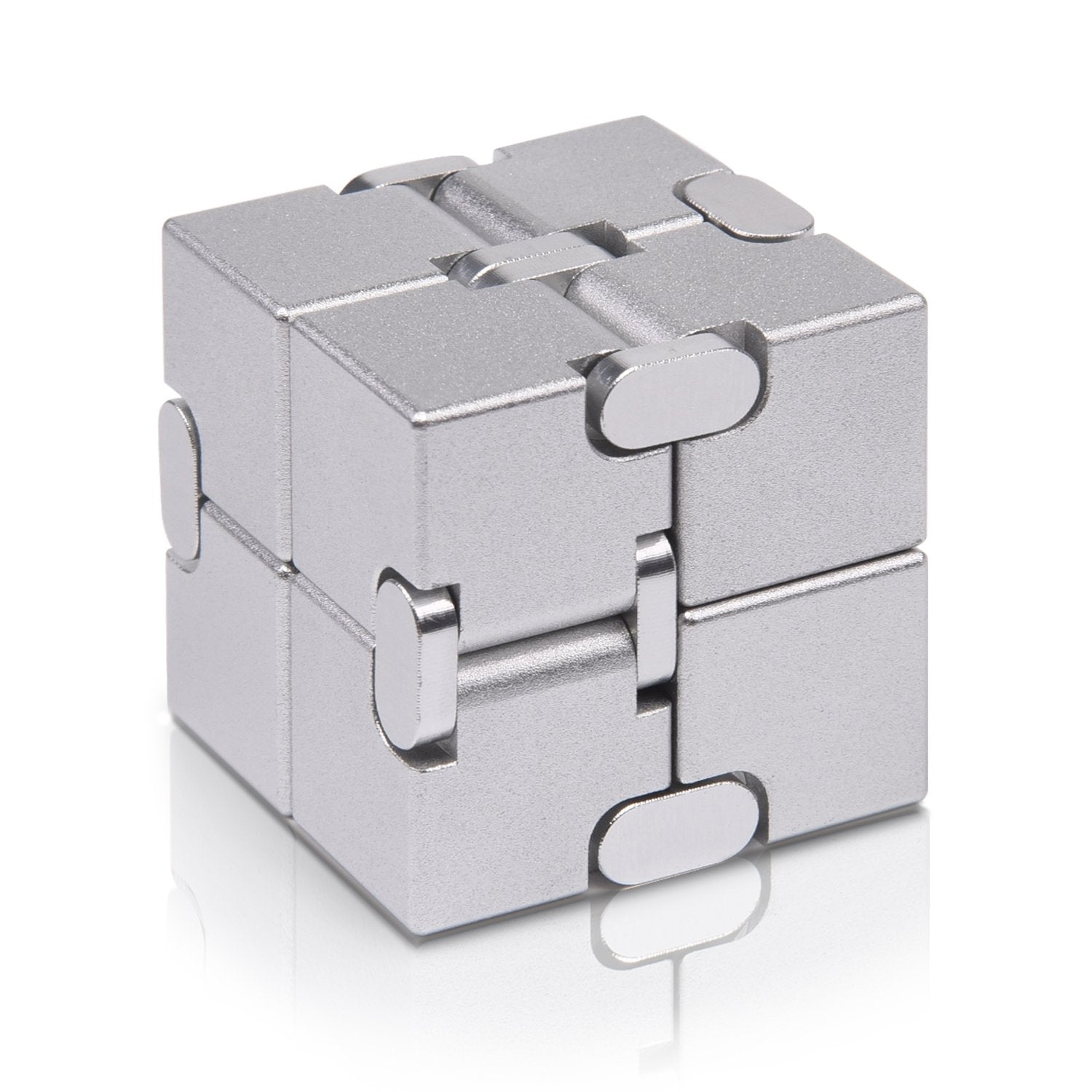 JOEYANK fidget cube metal infinity cube anodized aluminum construction