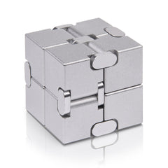 JOEYANK fidget cube metal infinity cube anodized aluminum construction