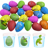 JoFAN 24 pcs dinosaur eggs hatch kit front view
